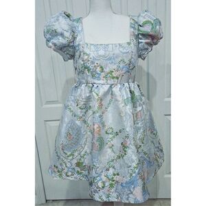 Sugar Thrillz Blue Pastel Floral Dress Size Medium